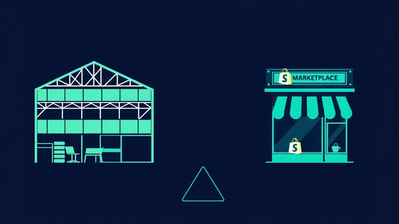 Marketplace (Amazon, Mercado Libre) vs tienda Shopify propia: cuándo conviene cada uno